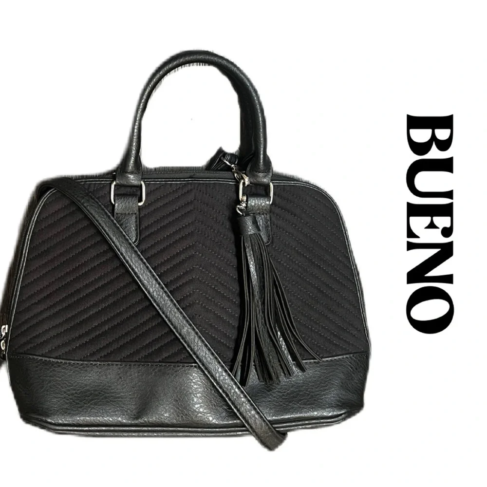 Bueno Black Chevron Women's Bag